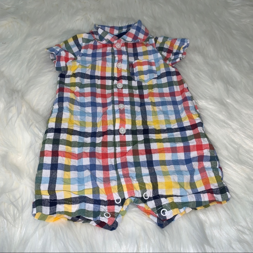 Carter’s plaid outfit - 6 months